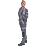 Obrázok z Cerva MAX SUMMER LADY Pracovná bunda šedá / sv. fialová