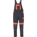 Obrázok z  Cerva MAX VIVO Pracovné nohavice s trakmi čierno / oranžové