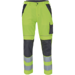 Obrázok z Cerva MAX VIVO HI-VIS Pracovné nohavice do pása žlté