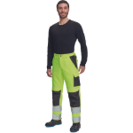Obrázok z Cerva MAX VIVO HI-VIS Pracovné nohavice do pása žlté