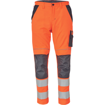 Obrázok z  Cerva MAX VIVO HI-VIS Pracovné nohavice do pása oranžové