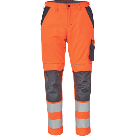 Obrázok z  Cerva MAX VIVO HI-VIS Pracovné nohavice do pása oranžové