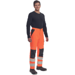 Obrázok z  Cerva MAX VIVO HI-VIS Pracovné nohavice do pása oranžové