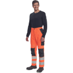 Obrázok z  Cerva MAX VIVO HI-VIS Pracovné nohavice do pása oranžové