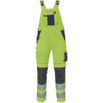 Obrázok z Cerva MAX VIVO HI-VIS Pracovné nohavice s trakmi žlté