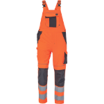 Obrázok z  Cerva MAX VIVO HI-VIS Pracovné nohavice s trakmi oranžové