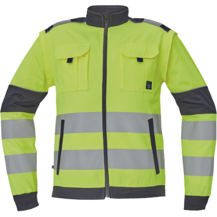 Obrázok z Cerva MAX VIVO HI-VIS Pracovná bunda žltá