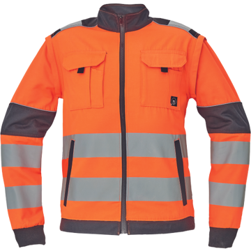 Obrázok z Cerva MAX VIVO HI-VIS Pracovná bunda oranžová