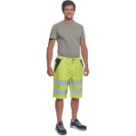 Obrázok z Cerva MAX VIVO HI-VIS Pracovné šortky žlté