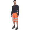 Obrázok z Cerva MAX VIVO HI-VIS Pracovné šortky oranžové
