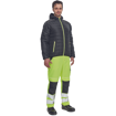 Obrázok z Cerva MAX VIVO LIGHT Pánska bunda čierna / žltá