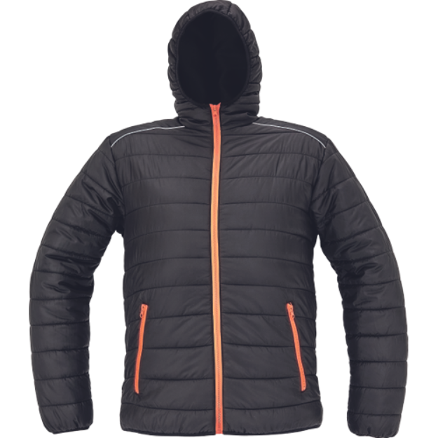 Obrázok z Cerva MAX VIVO LIGHT Pánska bunda čierna / oranžová