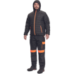 Obrázok z Cerva MAX VIVO LIGHT Pánska bunda čierna / oranžová