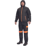 Obrázok z Cerva MAX VIVO LIGHT Pánska bunda čierna / oranžová