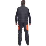 Obrázok z Cerva MAX VIVO LIGHT Pánska vesta čierna / oranžová