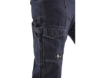 Obrázok z CXS Nimes II Pánske pracovné nohavice jeans do pása tmavo modré 