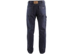 Obrázok z CXS Nimes II Pánske pracovné nohavice jeans do pása tmavo modré 