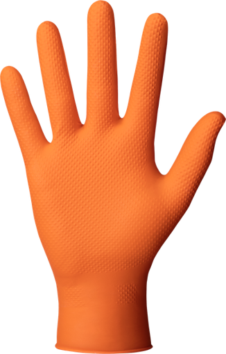 Obrázok z MERCATOR GOGRIP orange jednorázové rukavice