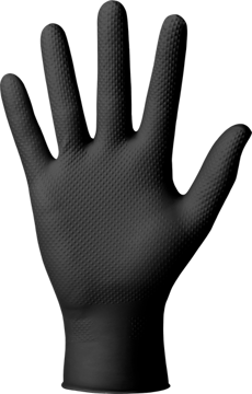 Obrázok z MERCATOR GOGRIP black jednorázové rukavice