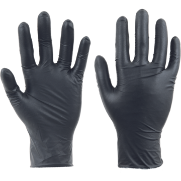 Obrázok z Cerva SPOONBILL BLACK Pracovné jednorázové rukavice