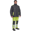 Obrázok z  Cerva MAX VIVO Pánska zimná bunda čierno / žltá