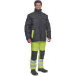 Obrázok z  Cerva MAX VIVO Pánska zimná bunda čierno / žltá