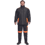 Obrázok z  Cerva MAX VIVO Pánska zimná bunda čierno / oranžová