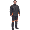 Obrázok z  Cerva MAX VIVO Pánska zimná bunda čierno / oranžová