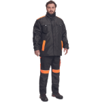 Obrázok z  Cerva MAX VIVO Pánska zimná bunda čierno / oranžová