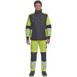 Obrázok z Cerva MAX VIVO Pánska zimná vesta čierno / žltá