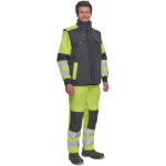 Obrázok z Cerva MAX VIVO Pánska zimná vesta čierno / žltá