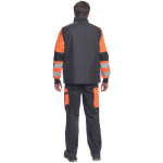 Obrázok z  Cerva MAX VIVO Pánska zimná vesta čierno / oranžová