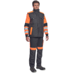 Obrázok z  Cerva MAX VIVO Pánska zimná vesta čierno / oranžová