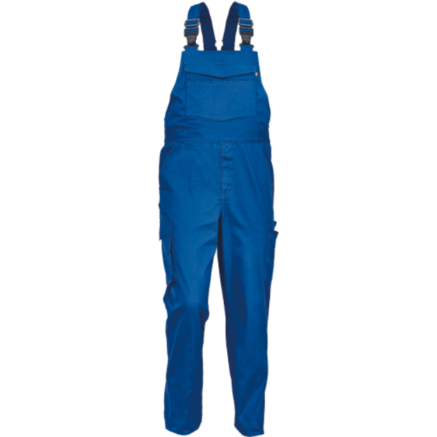 Obrázok z Cerva TELDE Pracovné nohavice s trakmi modré
