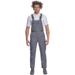 Obrázok z Cerva TELDE Pracovné nohavice s trakmi šedé