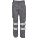 Obrázok z Cerva HUELVA RFLX Pracovné nohavice do pása šedé