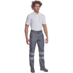 Obrázok z Cerva HUELVA RFLX Pracovné nohavice do pása šedé
