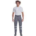 Obrázok z Cerva HUELVA RFLX Pracovné nohavice do pása šedé