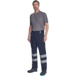 Obrázok z Cerva HUELVA RFLX Pracovné nohavice do pása navy