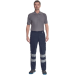 Obrázok z Cerva HUELVA RFLX Pracovné nohavice do pása navy