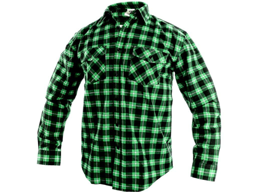 Obrázok z CXS TOM Pánska košeľa zeleno-čierna