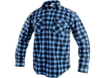 Obrázok z CXS TOM Pánska košeľa modro-čierna