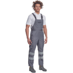 Obrázok z Cerva BADAJOZ RFLX Pracovné nohavice s trakmi šedé