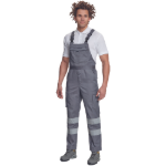 Obrázok z Cerva BADAJOZ RFLX Pracovné nohavice s trakmi šedé