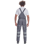 Obrázok z Cerva BADAJOZ RFLX Pracovné nohavice s trakmi šedé