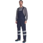 Obrázok z Cerva BADAJOZ RFLX Pracovné nohavice s trakmi navy