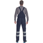 Obrázok z Cerva BADAJOZ RFLX Pracovné nohavice s trakmi navy