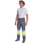 Obrázok z Cerva BILBAO HV Pracovné nohavice šedo / žlté