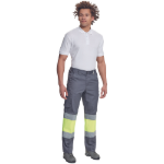 Obrázok z Cerva BILBAO HV Pracovné nohavice šedo / žlté