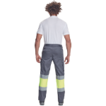 Obrázok z Cerva BILBAO HV Pracovné nohavice šedo / žlté